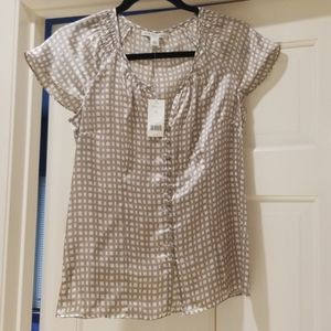 X-small Banana Republic button down blouse shirt